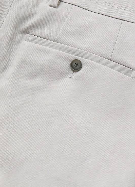 Stretch Cotton Cavalry Twill Pant Light Grey