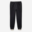Contrast Trim Sweatpants Black