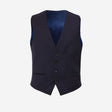 Wool Twill Waistcoat Navy
