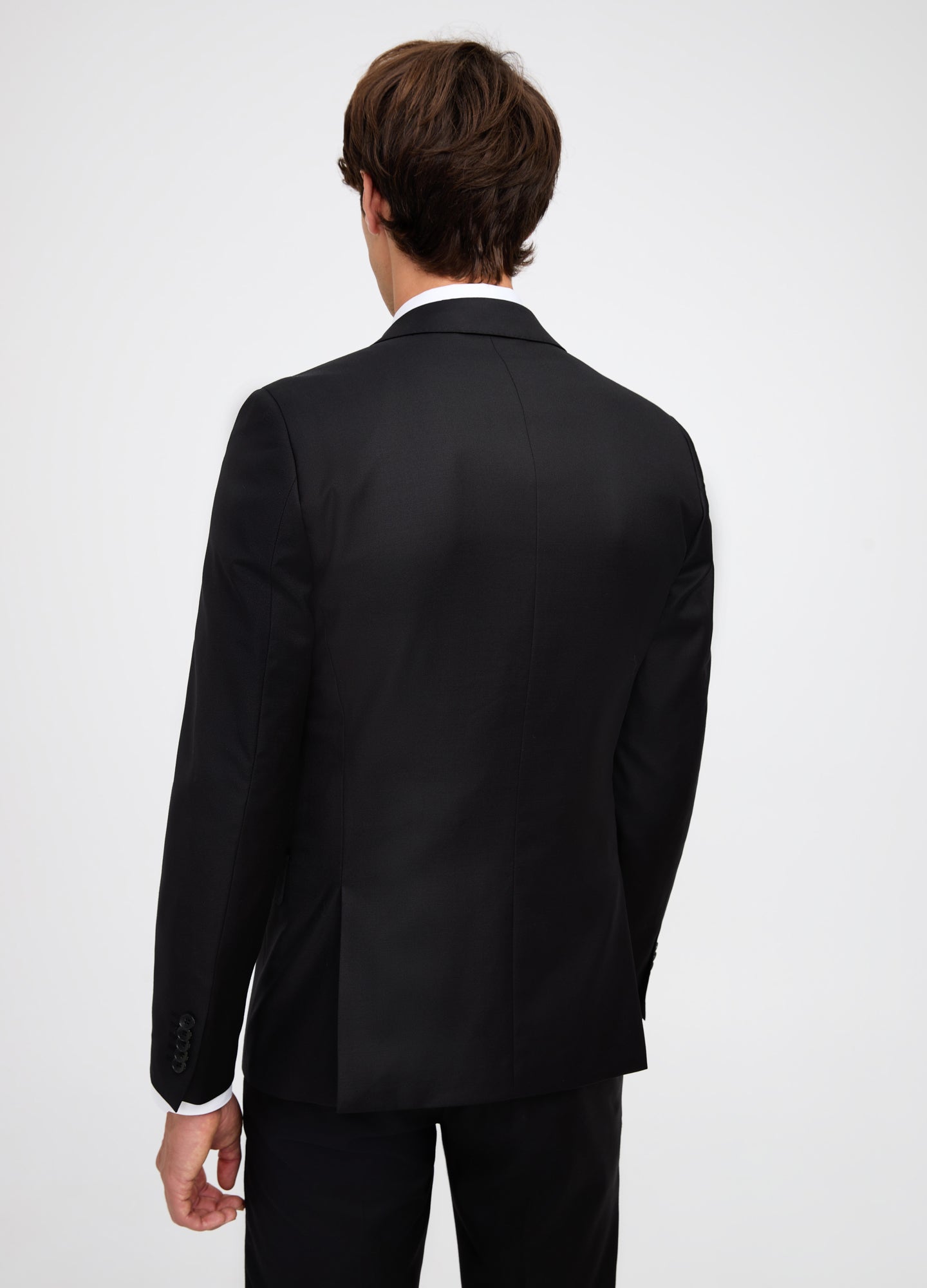 Wool Twill Jacket Black