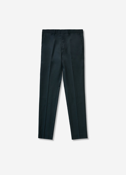 Tonal Twill Suit Pant Dark Green