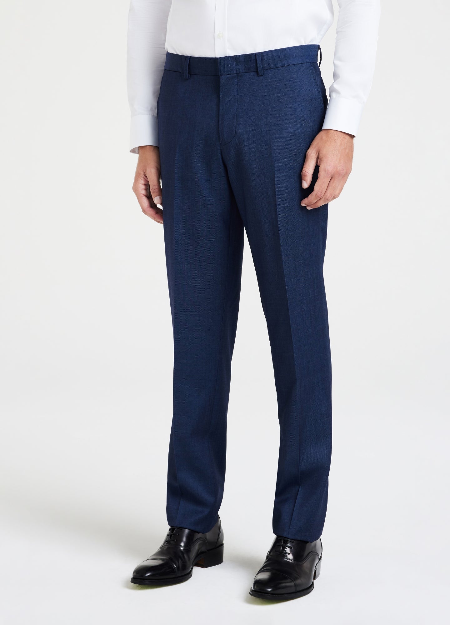Pinpoint Twill Suit Pant Blue