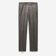 Micro Check Suit Pants Taupe