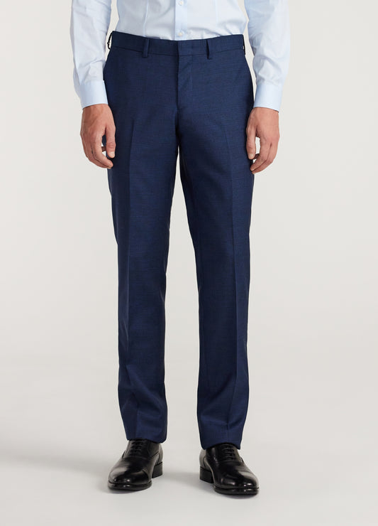 Crosshatch Suit Pants Dark Teal