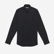 Stretch Cotton Poplin Shirt Black
