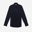 Stretch Cotton Poplin Shirt Navy