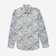 Tailored Fit Sketched Garden Printed Shirt Navy Combo