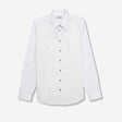Tailored Fit Studded Twill Evening Shirt White