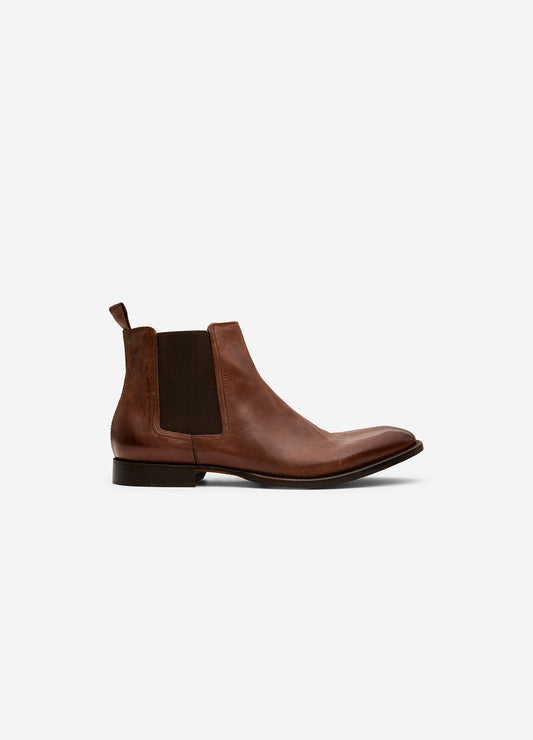 Custom Made Chelsea Boot Tobacco