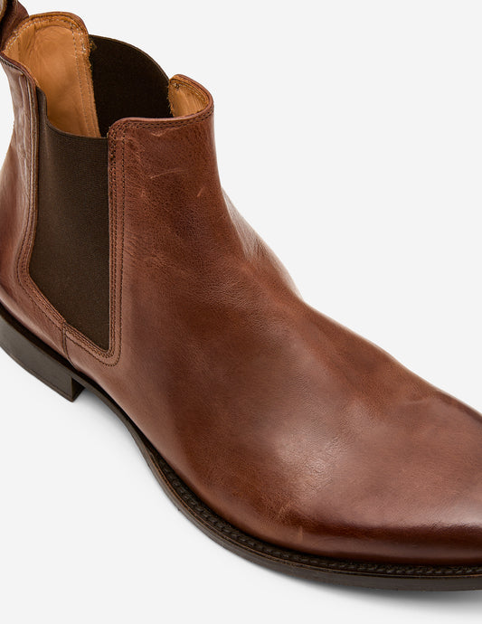 Custom Made Chelsea Boot Tobacco