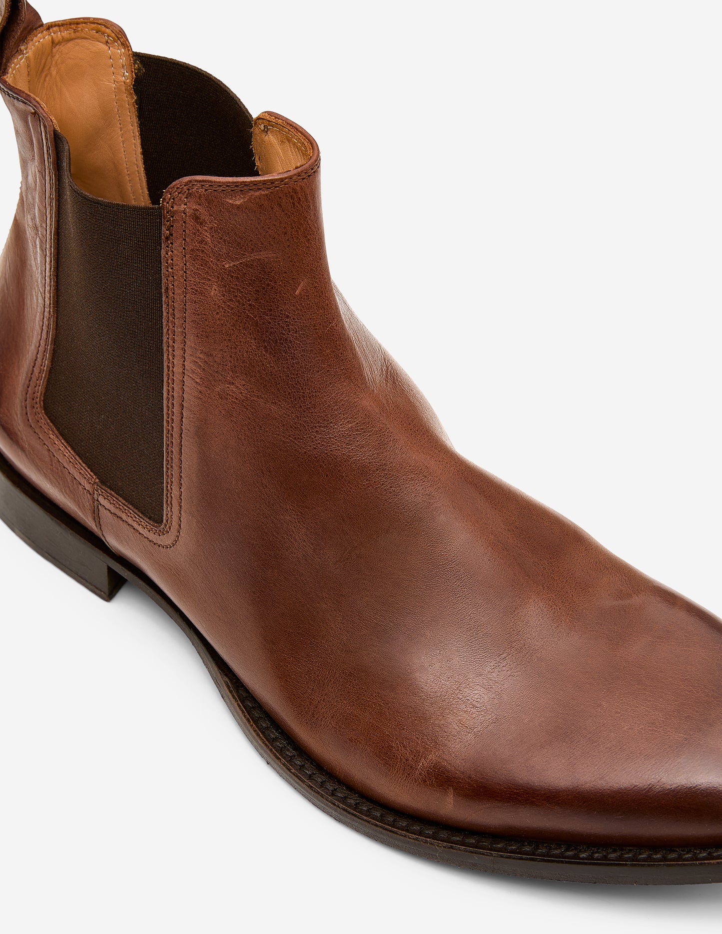 Custom Made Chelsea Boot Tobacco