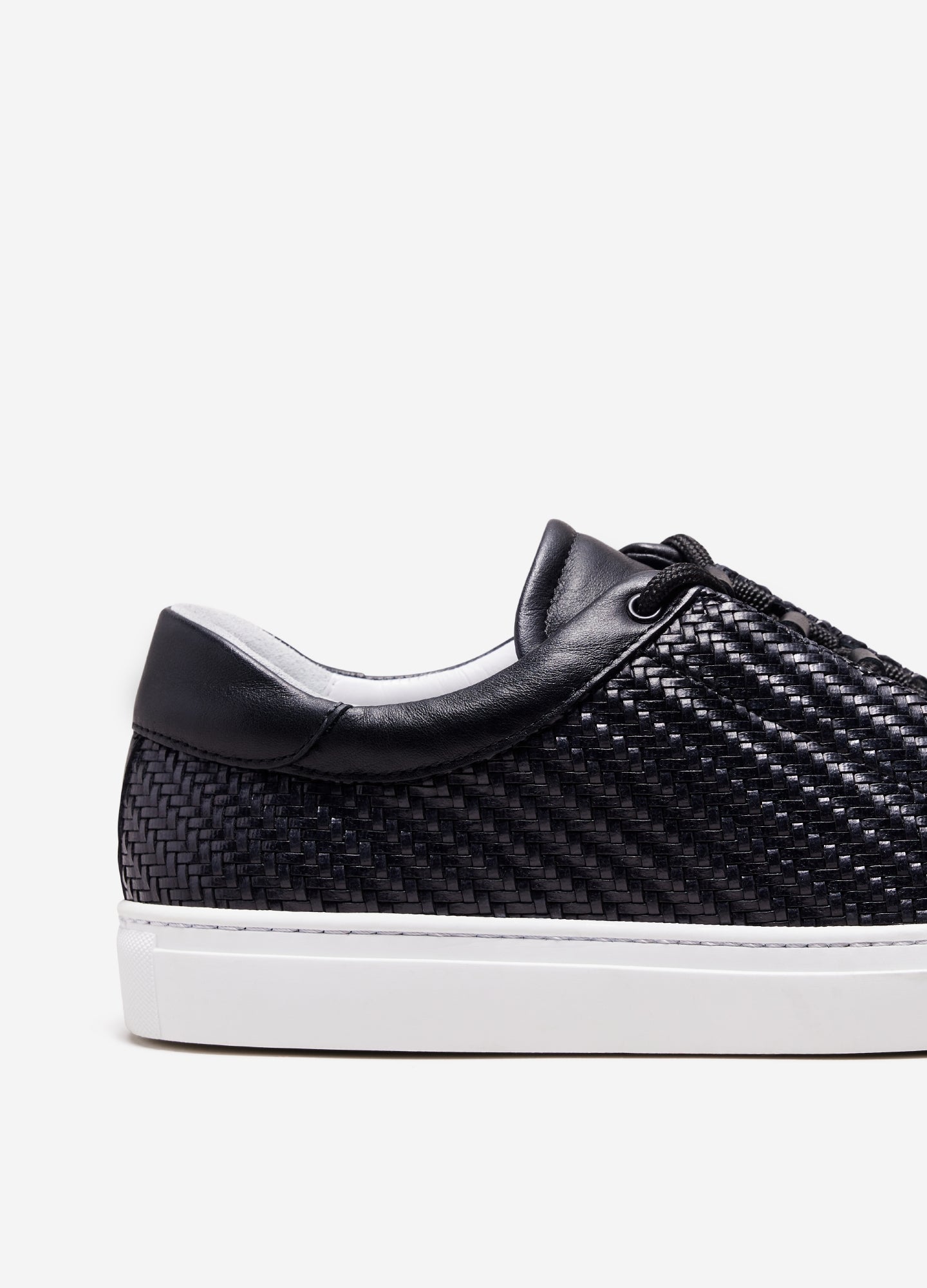 Woven Concealed Sneaker Black