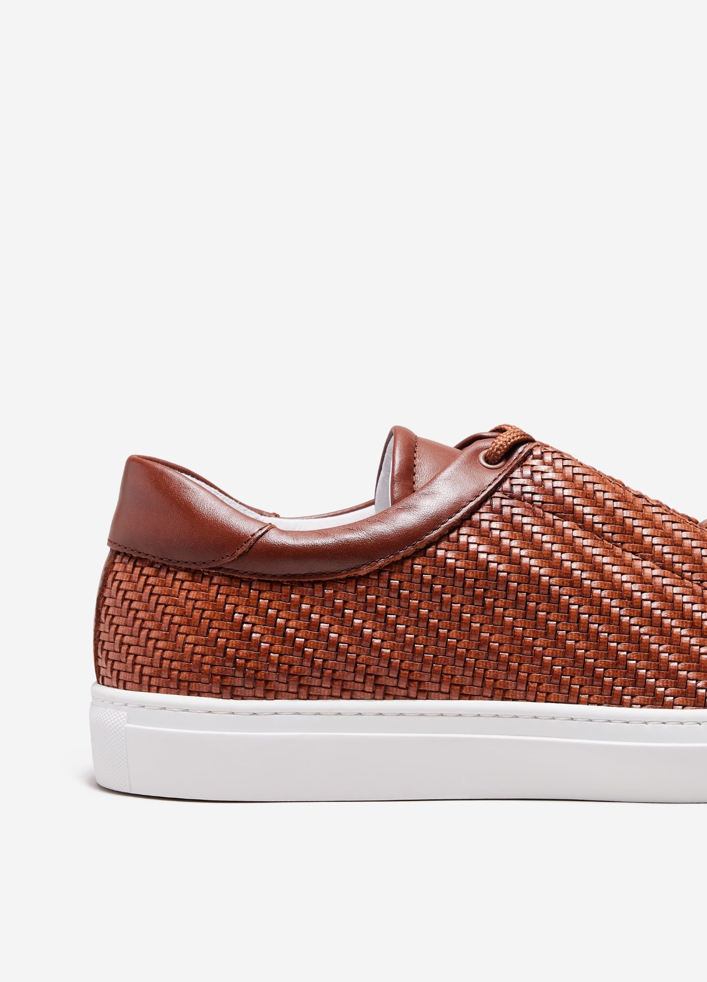 Woven Concealed Sneaker Terracotta