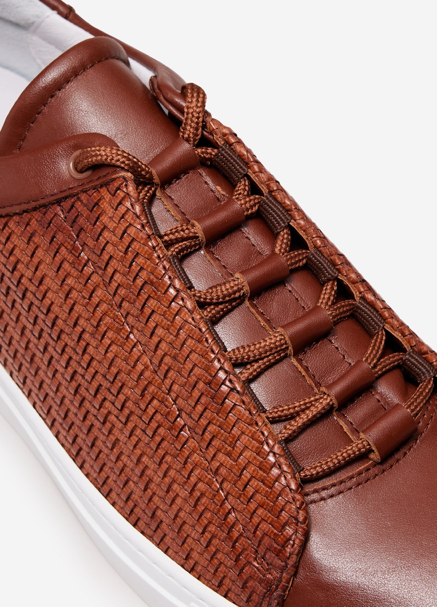 Woven Concealed Sneaker Terracotta