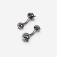 Twisted Knot Cufflinks Gunmetal