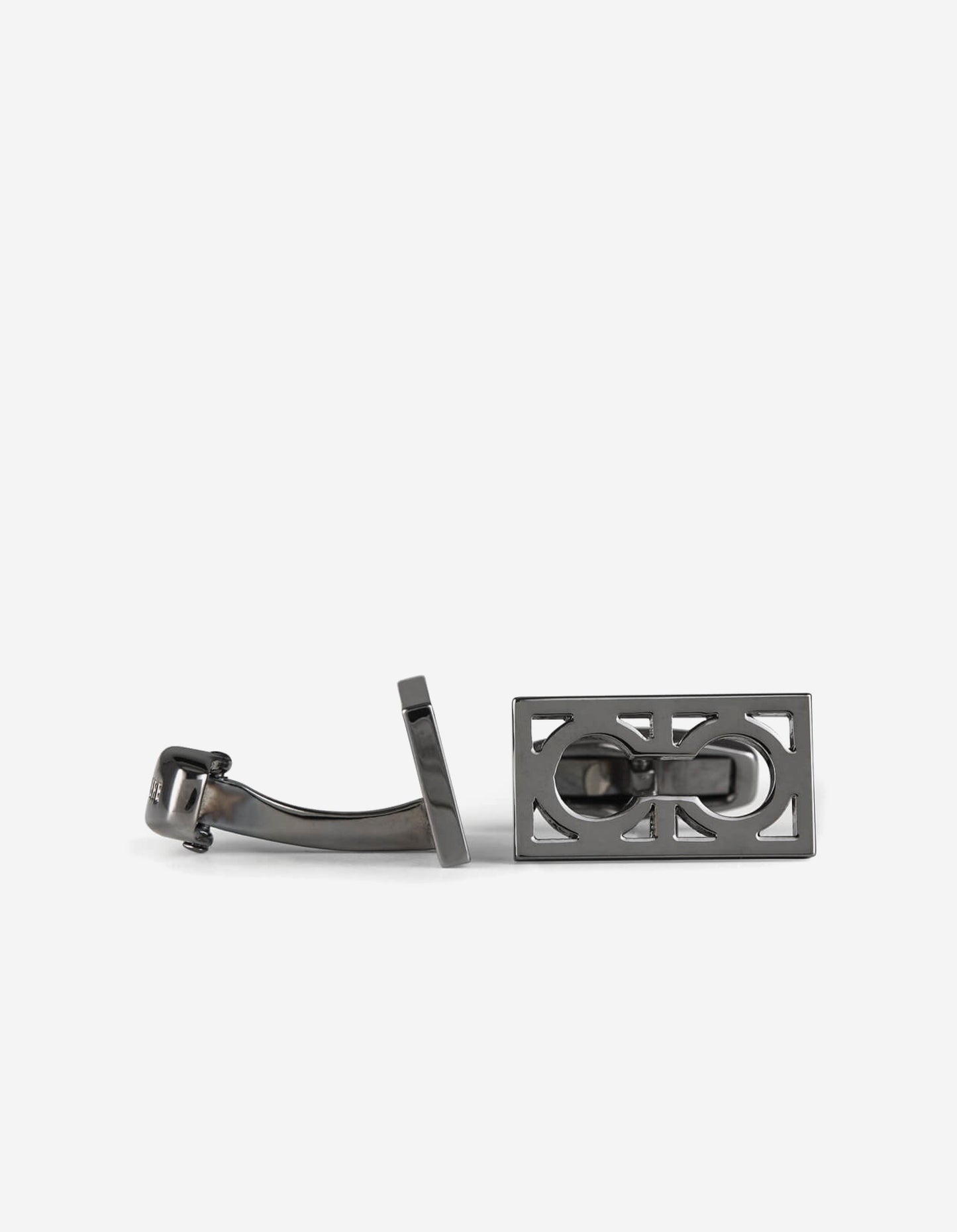 Calibre Monogram Cufflinks Gunmetal