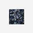 Midnight Bloom Pocket Square Navy Combo