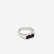 Slim Signet Ring Silver Combo